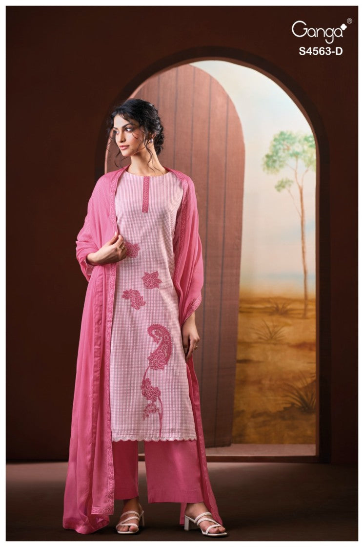 BUY GANGA SUITS GANGA FIRAEKA S4563 LATEST DESIGN IMAGE