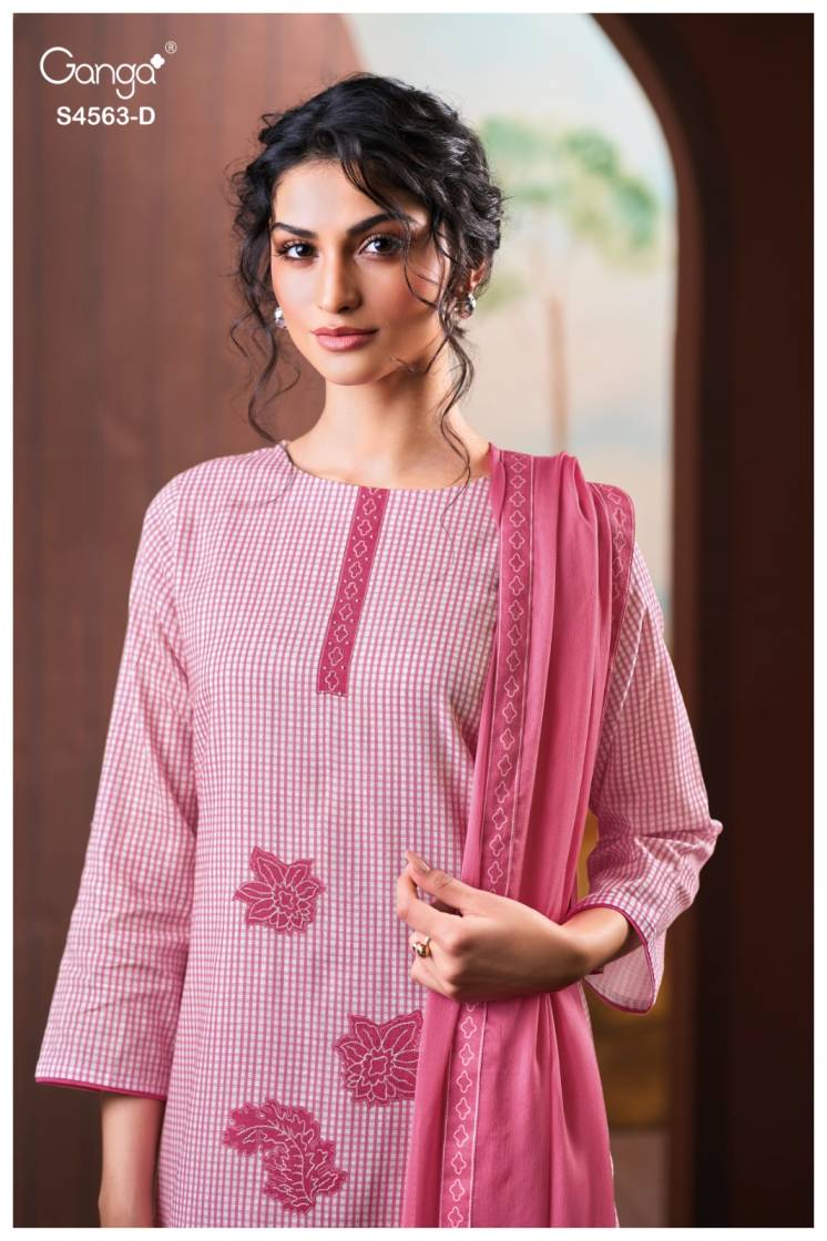 BUY GANGA SUITS GANGA FIRAEKA S4563 FRONT VIEW