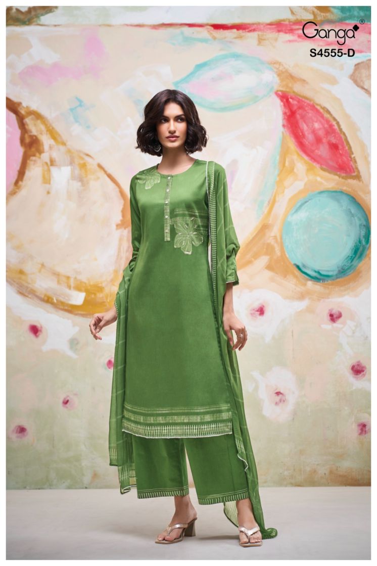 BUY GANGA SUITS GANGA GIREYA S4555 FULL SET