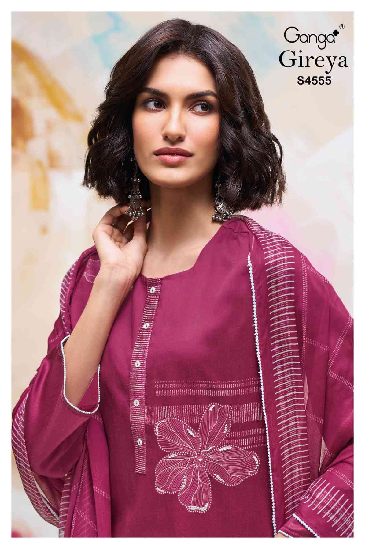BUY GANGA SUITS GANGA GIREYA S4555 NEW CATALOGUE