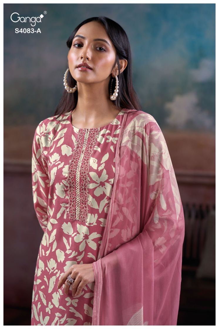 BUY GANGA SUITS WITH PRICE GANGA GYNAH S4083 TOP DESIGN