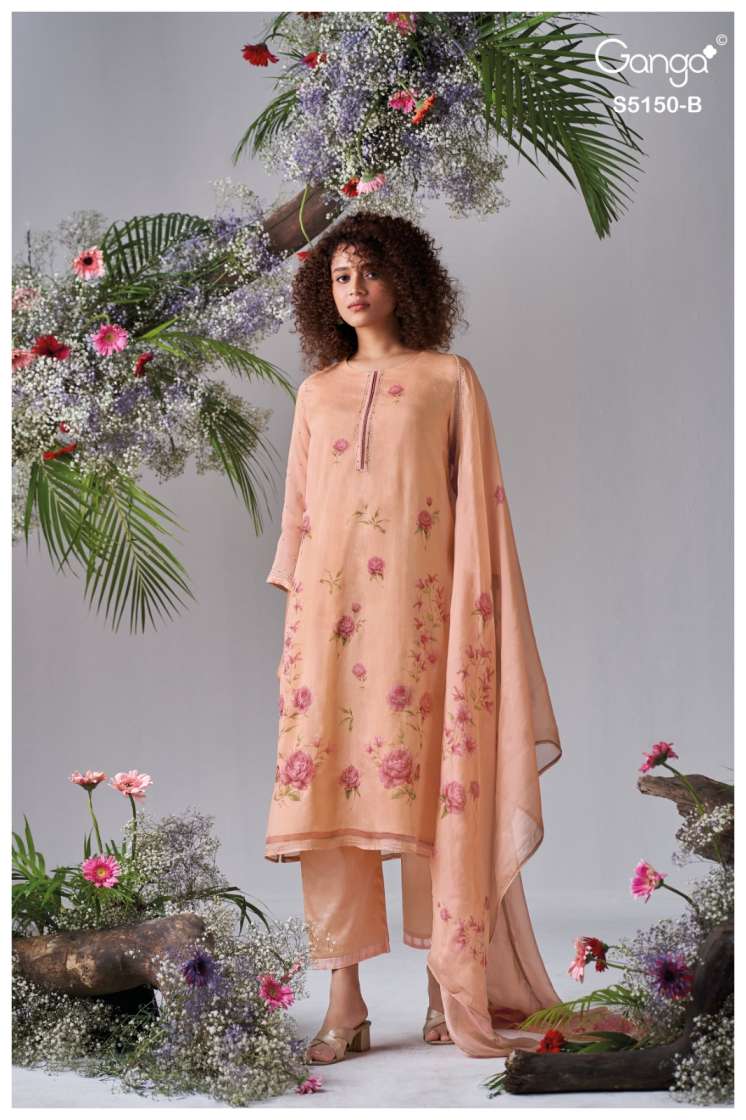 BUY GANGA SUITS GANGA HELOISE S5150 TOP DESIGN