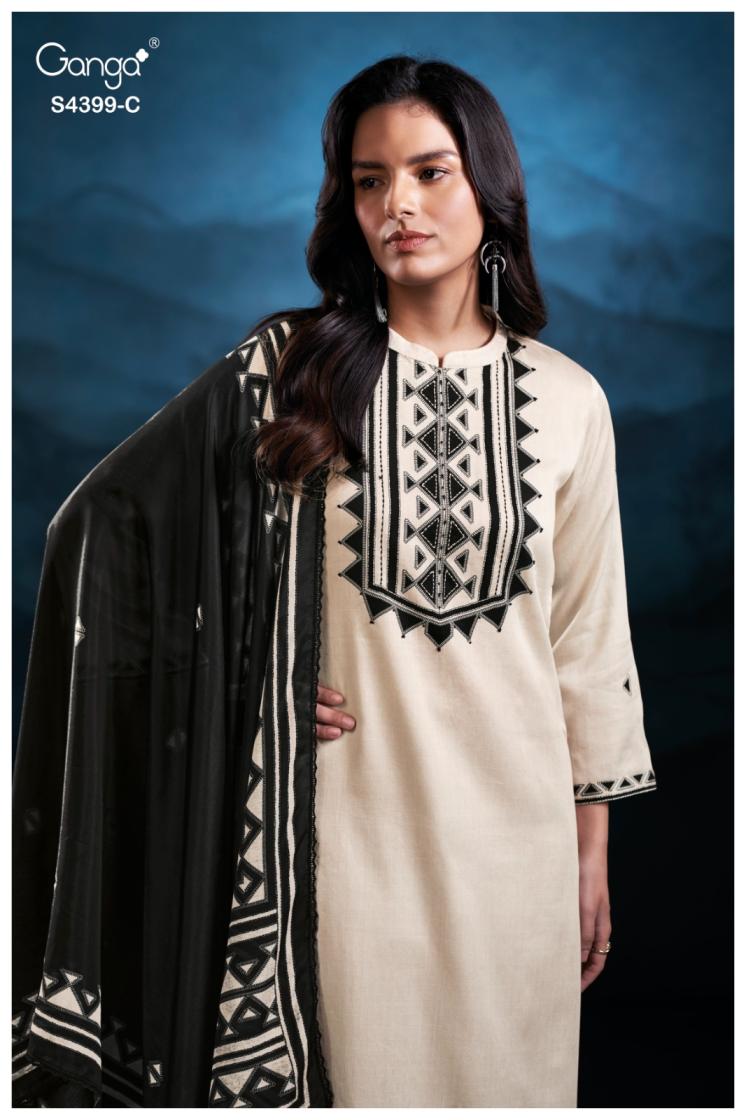BUY GANGA SUITS ONLINE GANGA HELYNN S4399 TOP DESIGN
