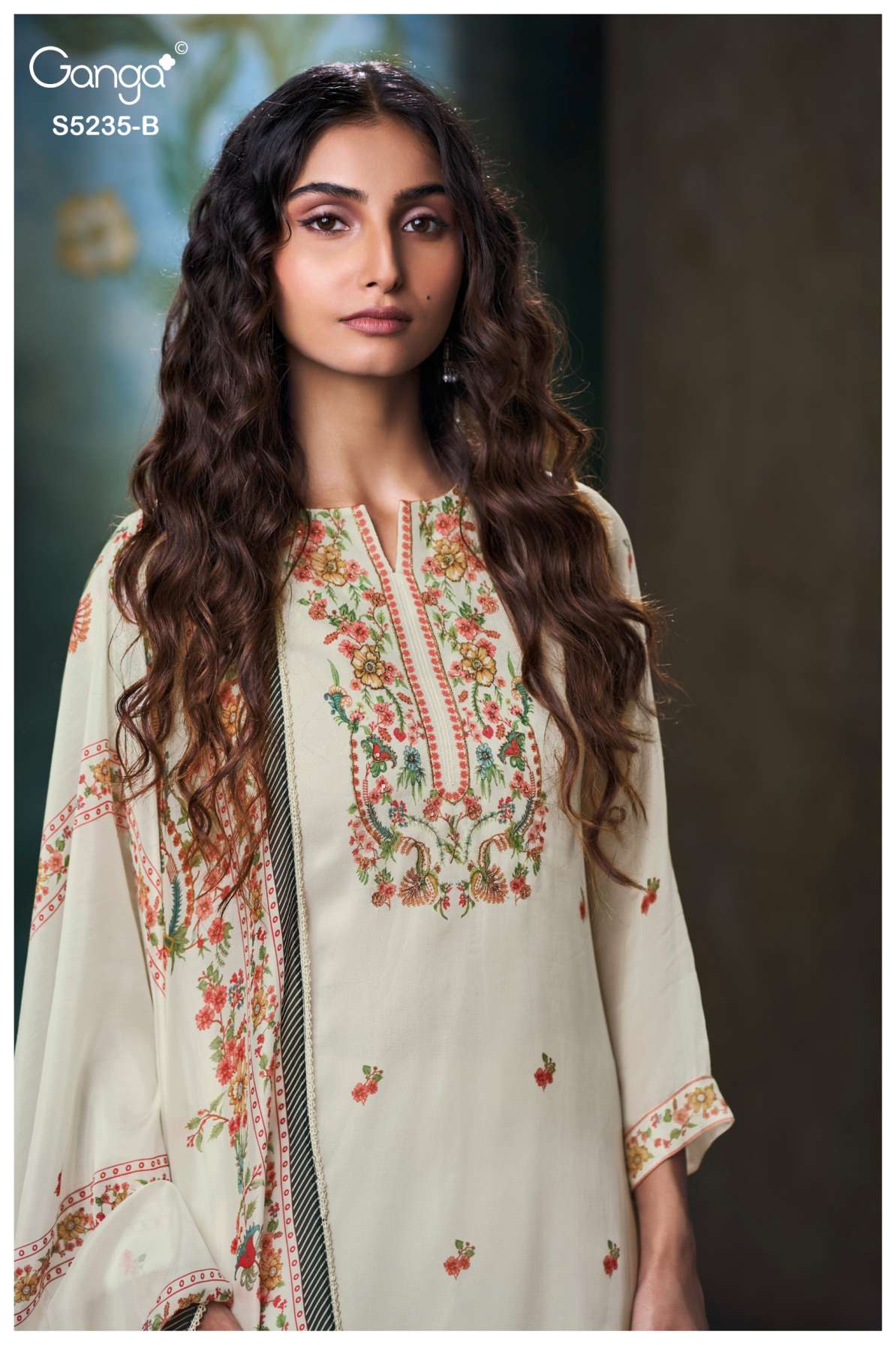 BUY GANGA SUITS GANGA HESHIKA S5235 TOP DESIGN