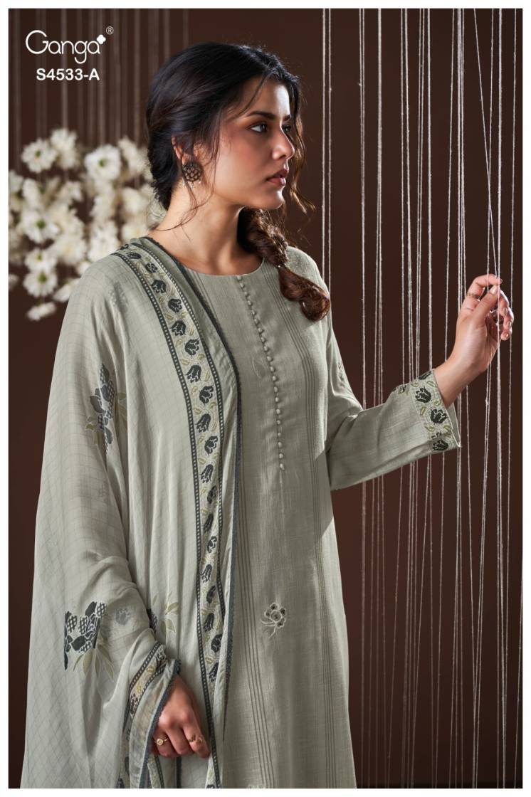 BUY GANGA SUITS ONLINE GANGA HYSRA S4533 PREMIUM SUIT