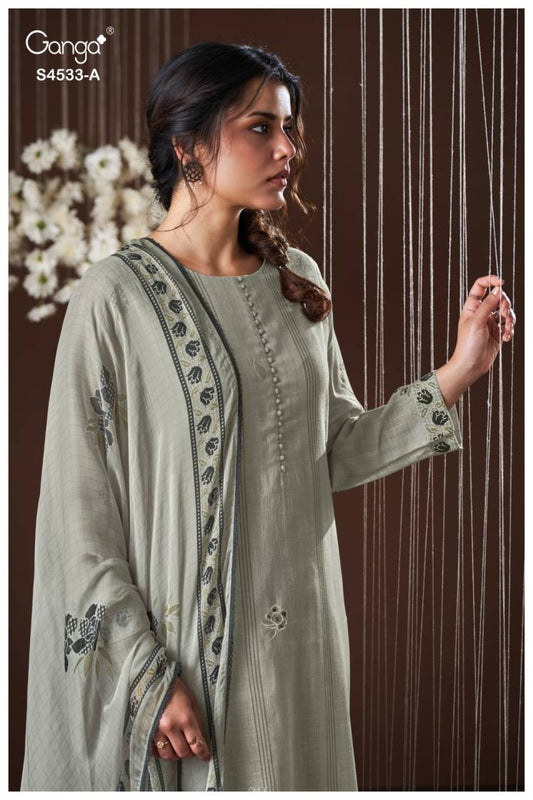 BUY GANGA SUITS ONLINE GANGA HYSRA S4533 PREMIUM SUIT