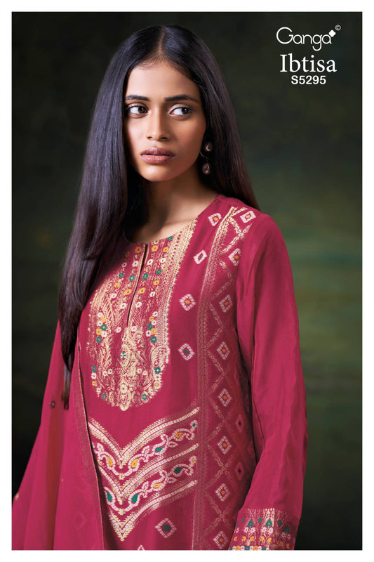 BUY GANGA SUITS GANGA IBTISA S5295 FULL SET