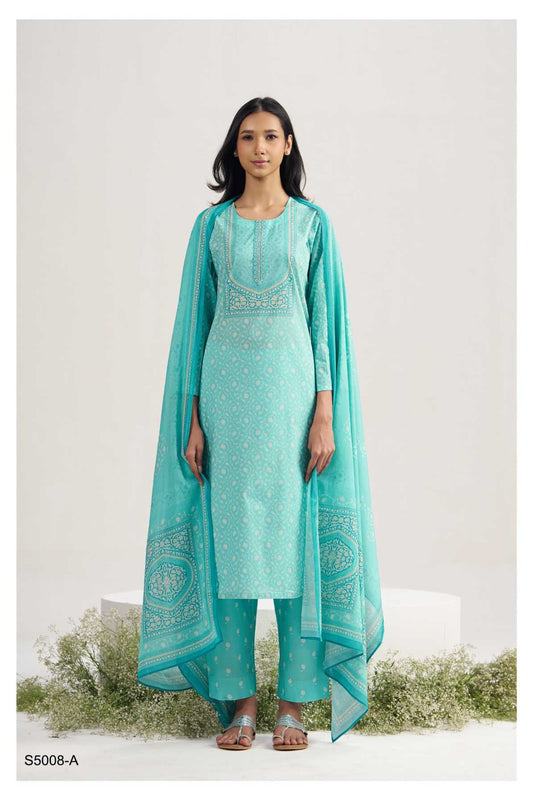 BUY GANGA SUITS ONLINE GANGA INDRATHA S5008 FRONT VIEW