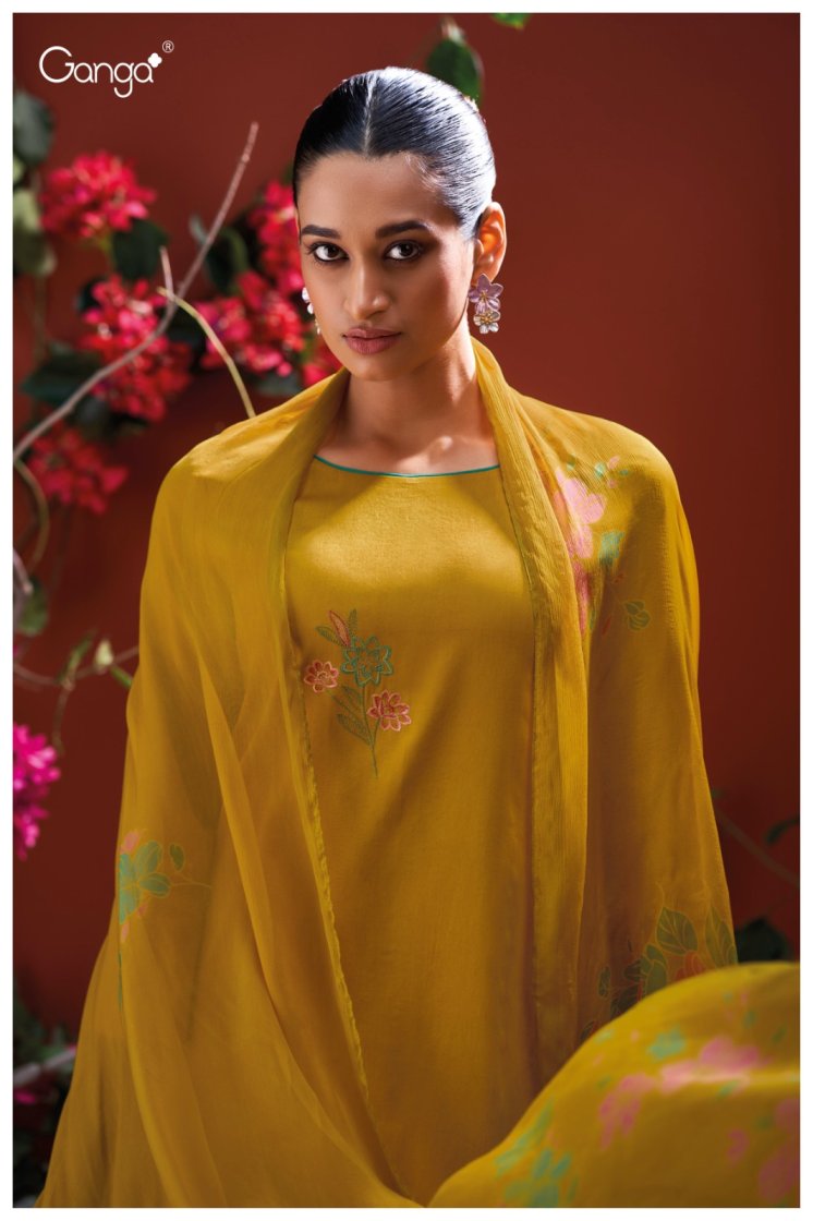 BUY GANGA SUITS WITH PRICE GANGA IRAYA S3861 FRONT VIEW