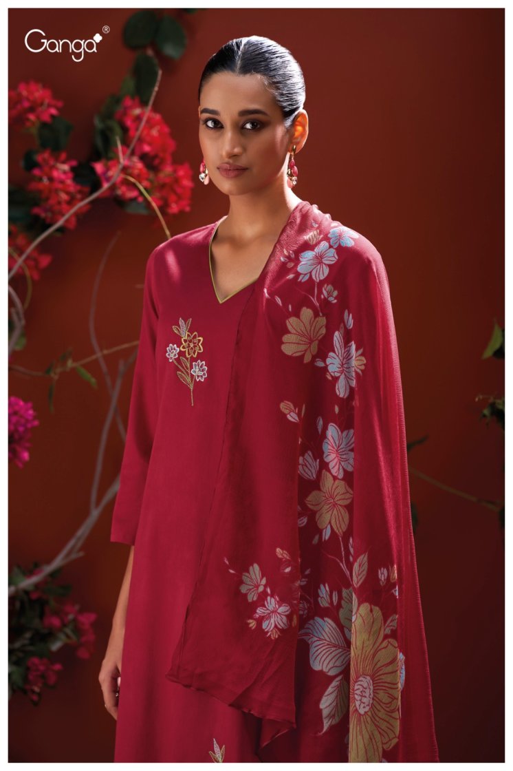 BUY GANGA SUITS WITH PRICE GANGA IRAYA S3861 FULL SET