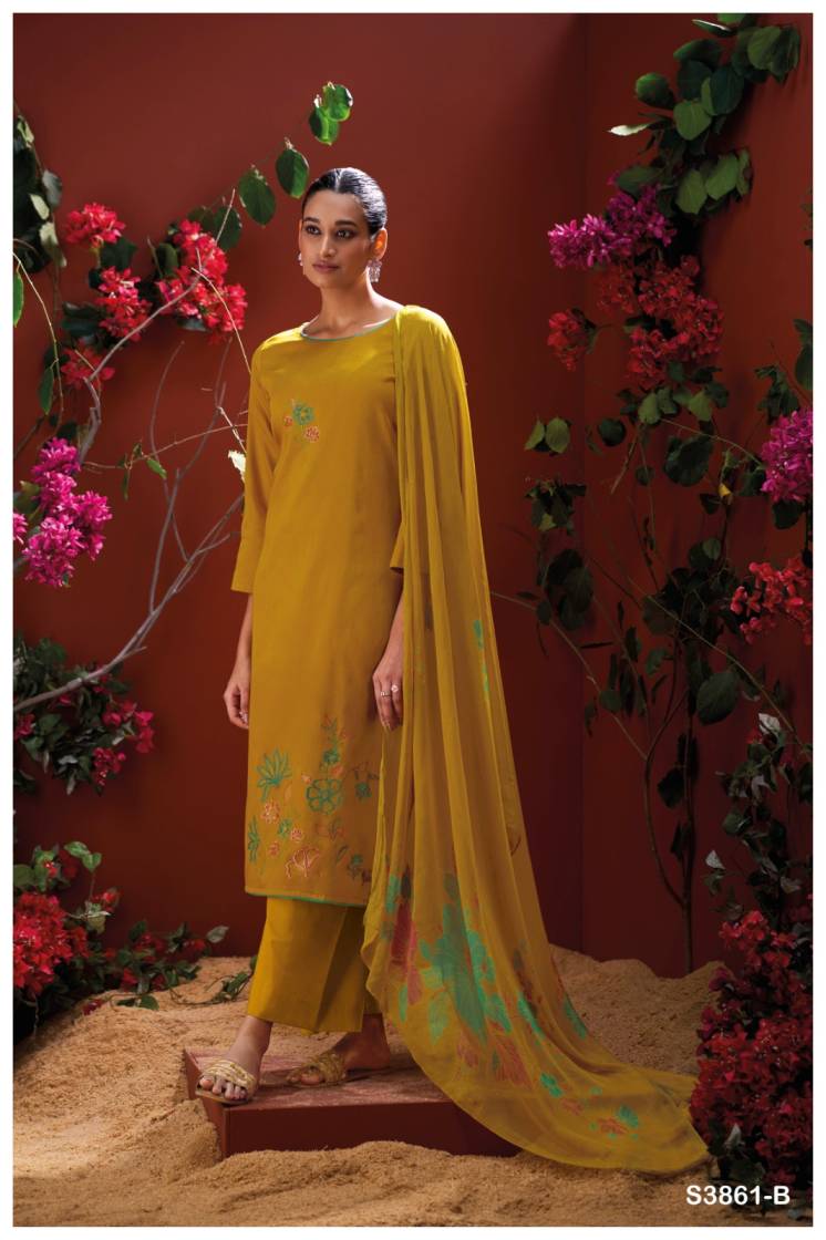 BUY GANGA SUITS WITH PRICE GANGA IRAYA S3861 PREMIUM SUIT