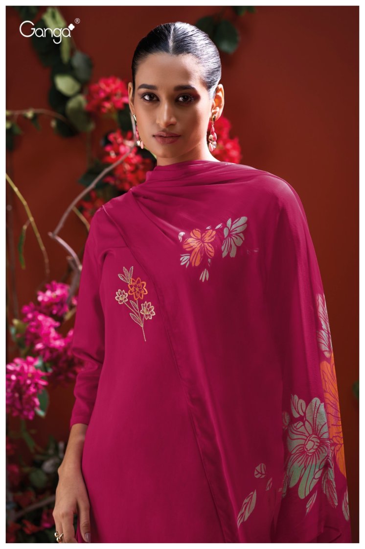 BUY GANGA SUITS WITH PRICE GANGA IRAYA S3861 CLOSEUP IMAGE