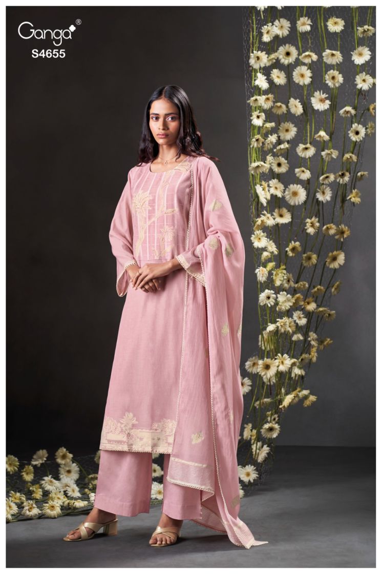 BUY GANGA SUITS GANGA IRIAH S4655 FRONT VIEW