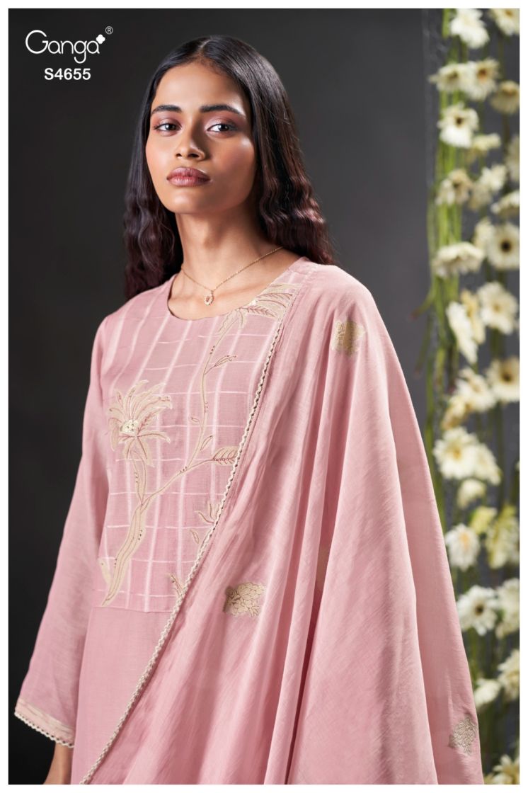 BUY GANGA SUITS GANGA IRIAH S4655 DUPATTA DESIGN