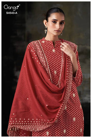 GANGA IZELIA S4543 PREMIUM COTTON SUIT