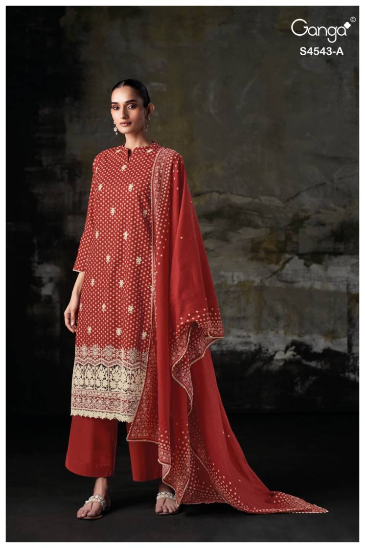 BUY GANGA SUITS ONLINE GANGA IZELIA S4543 TOP DESIGN
