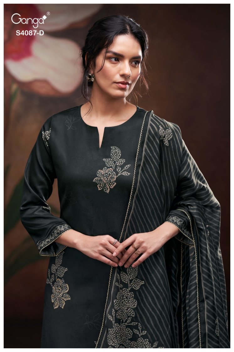 BUY GANGA SUITS ONLINE SALE GANGA JAASHVI S4087 FRONT VIEW
