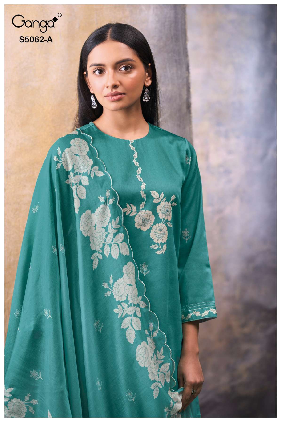 BUY GANGA SUITS GANGA JIVISHA S5062 NEW CATALOGUE