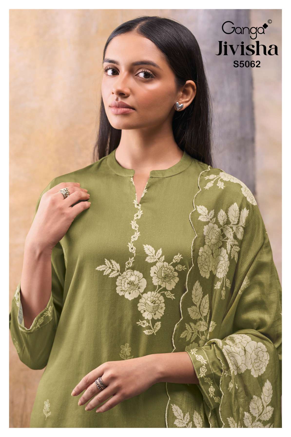 BUY GANGA SUITS GANGA JIVISHA S5062 TOP DESIGN