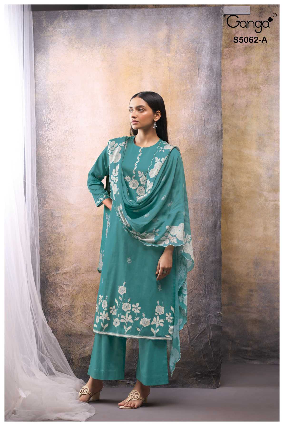 BUY GANGA SUITS GANGA JIVISHA S5062 FULL SET