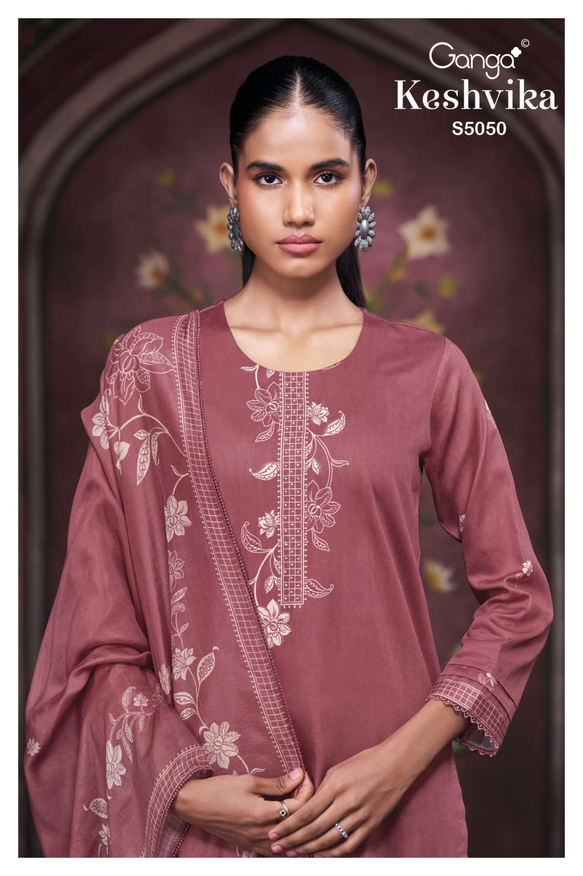 BUY GANGA SUITS GANGA KESHVIKA S5050 TOP DESIGN