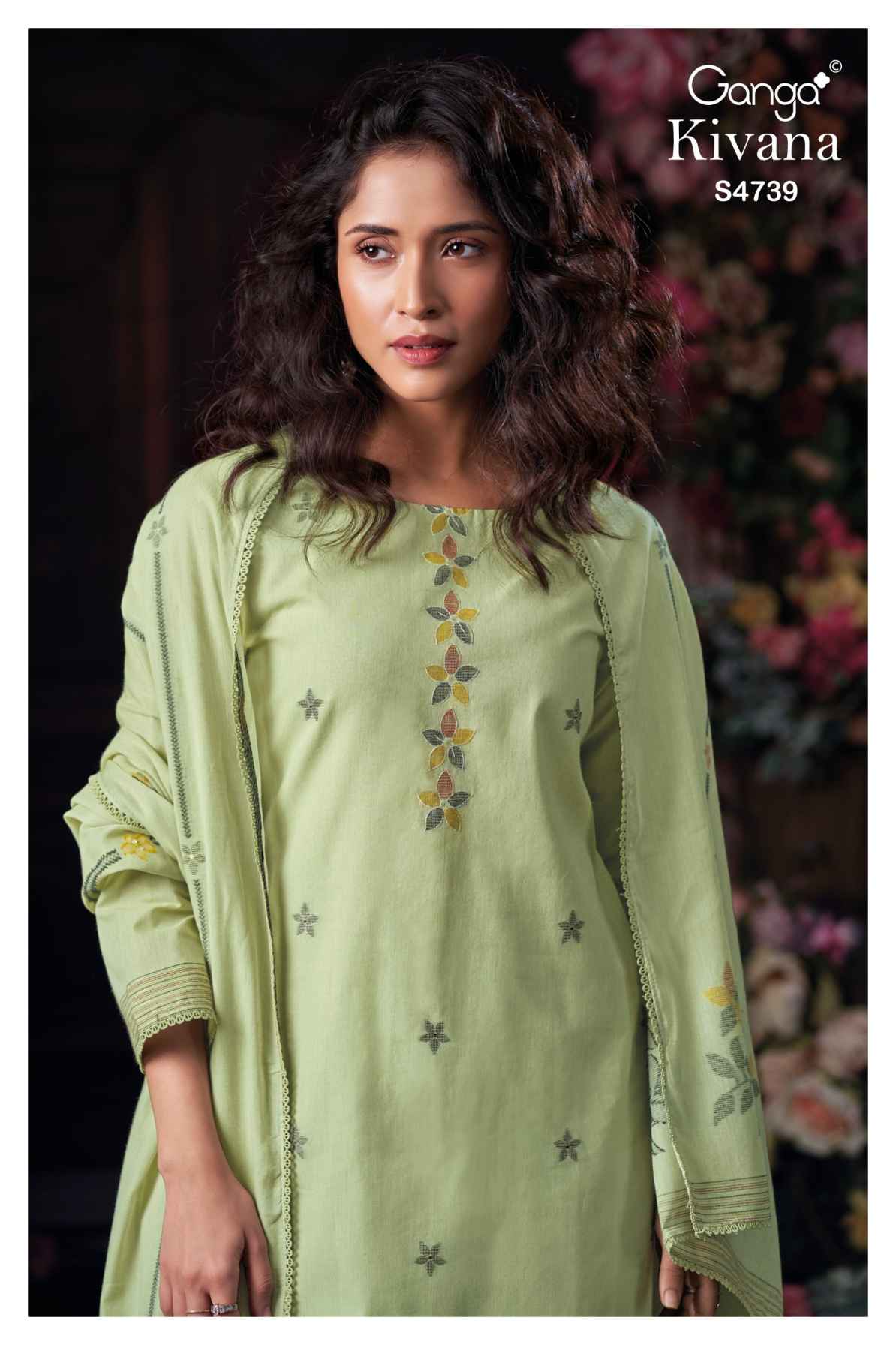 BUY GANGA SUITS ONLINE GANGA KIVANA S4739 TOP DESIGN