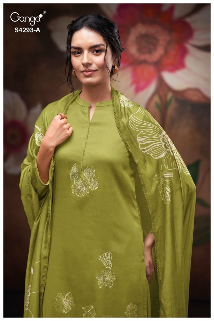BUY GANGA SUITS ONLINE GANGA KRESHIKA S4293 PREMIUM SUIT