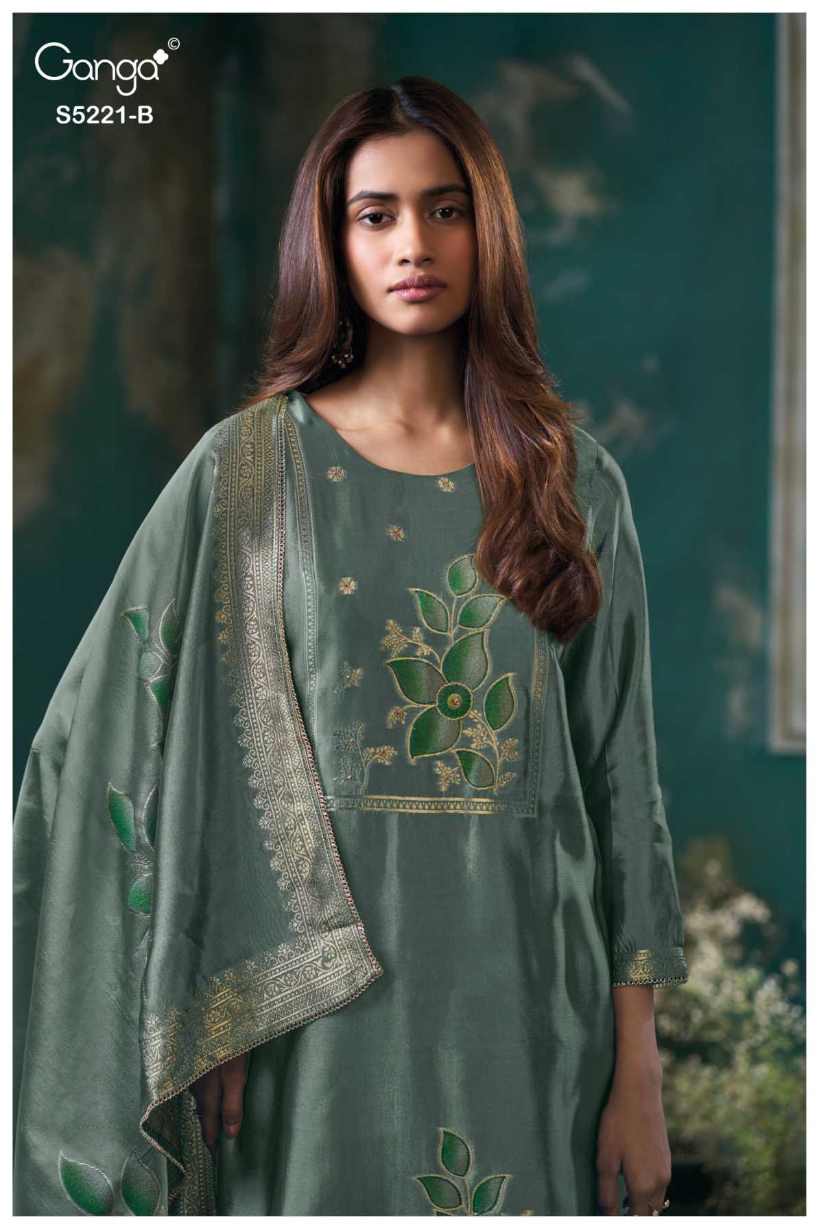 BUY GANGA SUITS GANGA KRISHVI S5221 TOP DESIGN