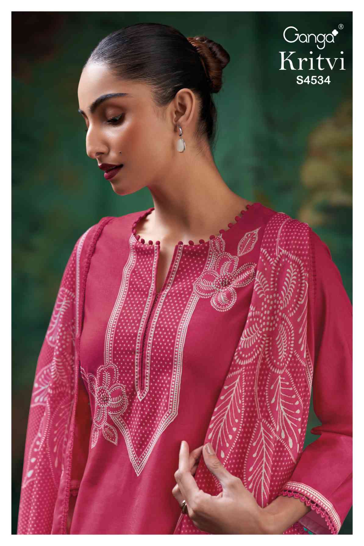 BUY GANGA SUITS GANGA KRITVI S4534 CLOSEUP IMAGE