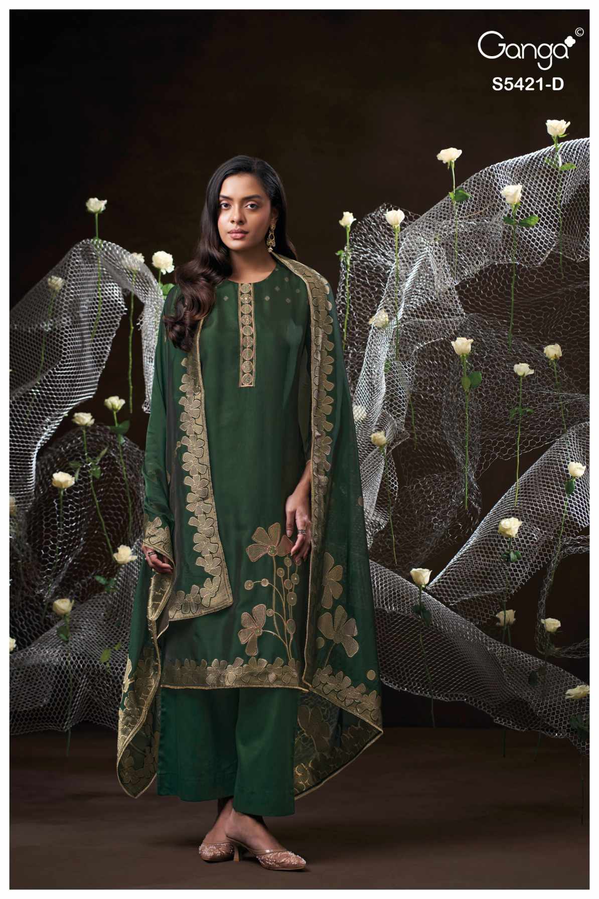 BUY GANGA SUITS GANGA LAEVIA S5421 FULL SET