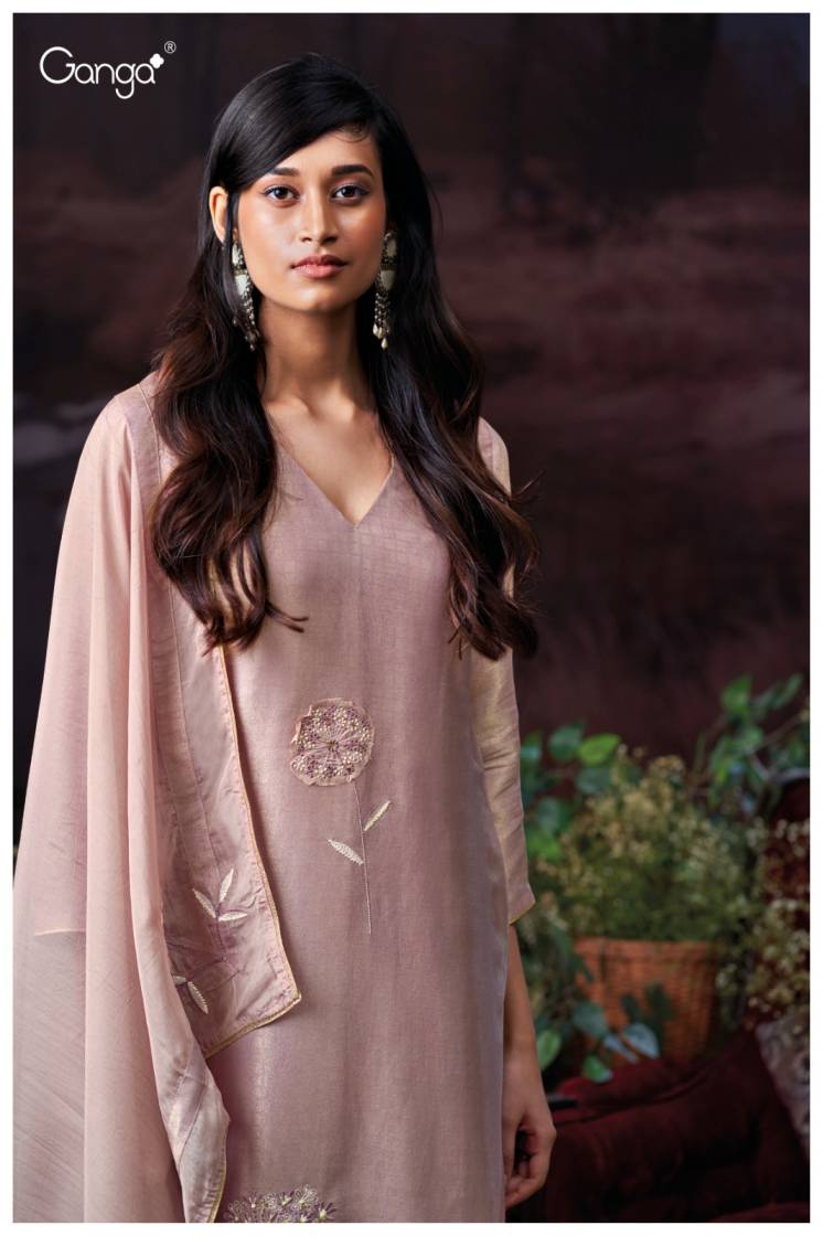 BUY GANGA FASHION SUITS SINGLE PIECE GANGA LAIELA S3827 FRONT VIEW