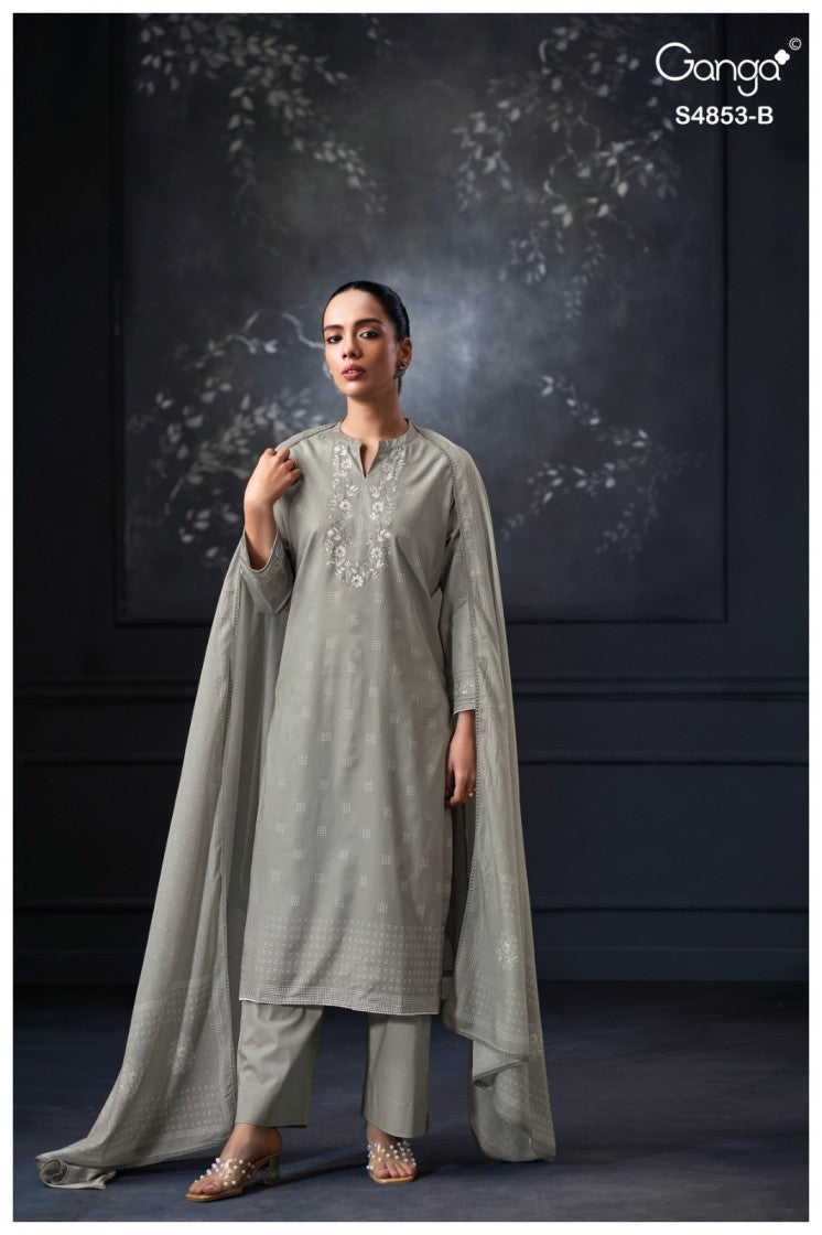 BUY GANGA SUITS GANGA LIRIEN S4853 BACK VIEW