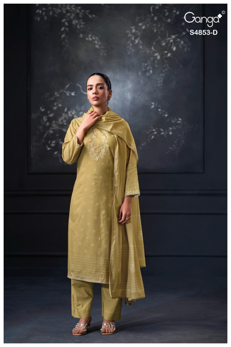 BUY GANGA SUITS GANGA LIRIEN S4853 PREMIUM SUIT