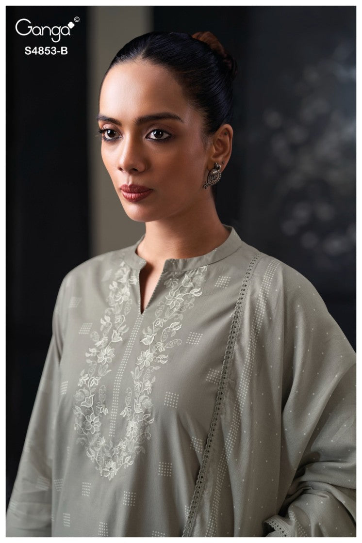BUY GANGA SUITS GANGA LIRIEN S4853 FULL SET