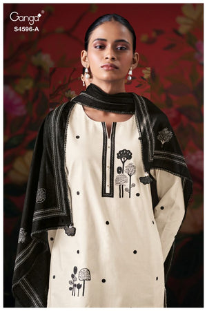 GANGA LIXIE S4596 PREMIUM COTTON SUIT