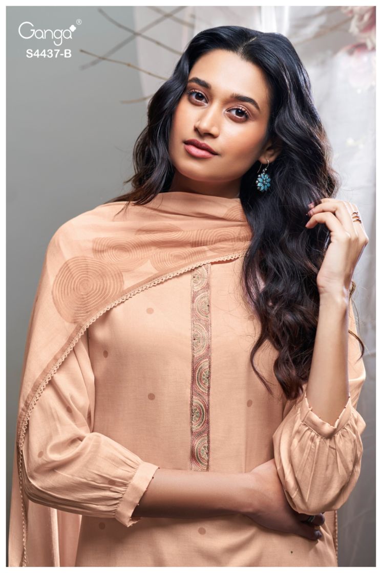 BUY GANGA SUITS ONLINE SALE GANGA LYNAEL S4437 FULL SET