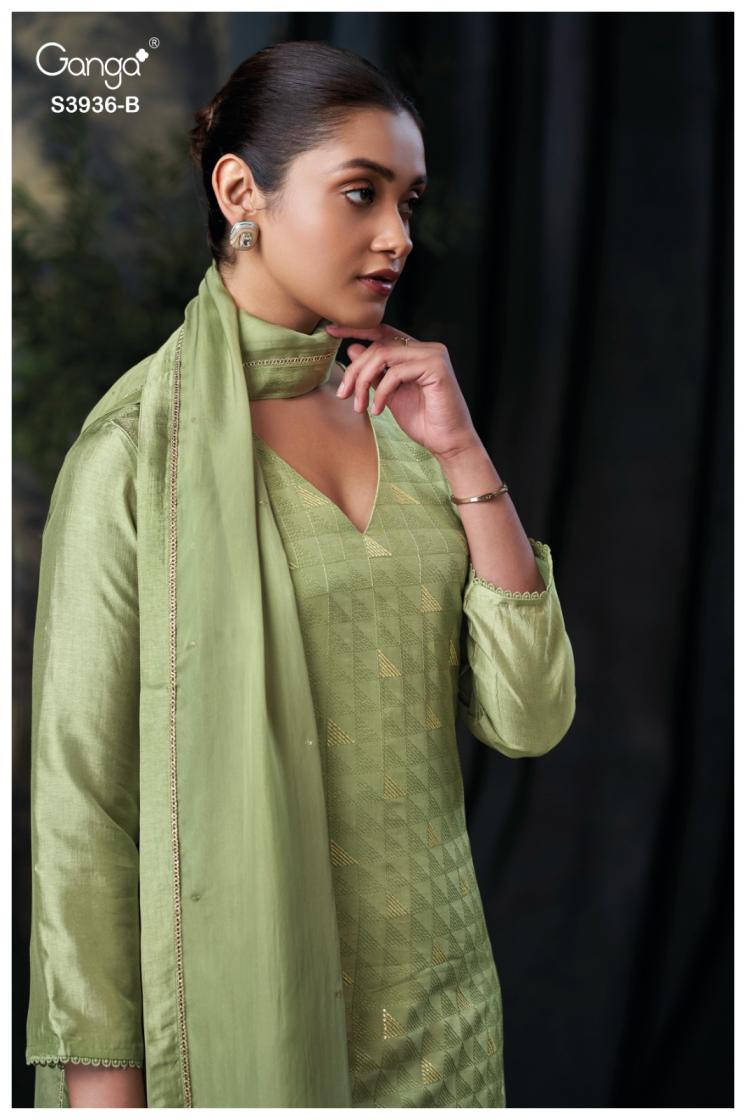 BUY GANGA SUITS GANGA MARIVA S3936 FULL SET