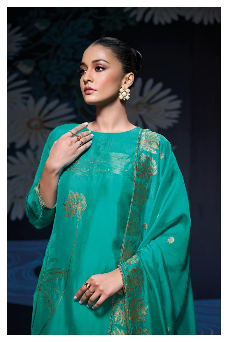 GANGA NADA S3355 PREMIUM PURE VISCOSE WOVEN SILK SUIT