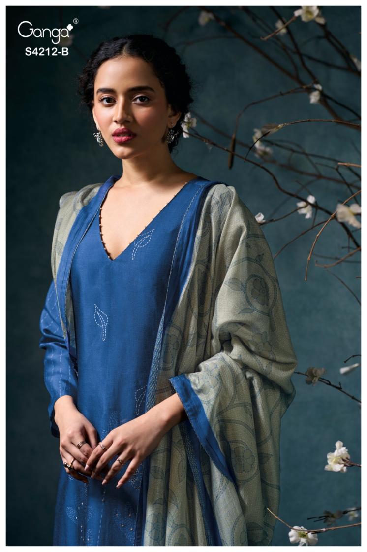 BUY GANGA SUITS ONLINE GANGA NAYRA S4212 FULL SET