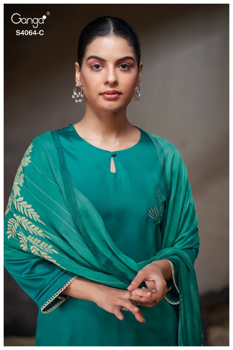 BUY GANGA SUITS WITH PRICE GANGA NEVAEI S4064 PREMIUM SUIT