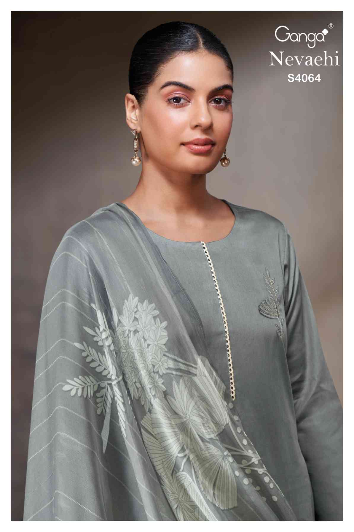 BUY GANGA SUITS WITH PRICE GANGA NEVAEI S4064 NEW CATALOGUE