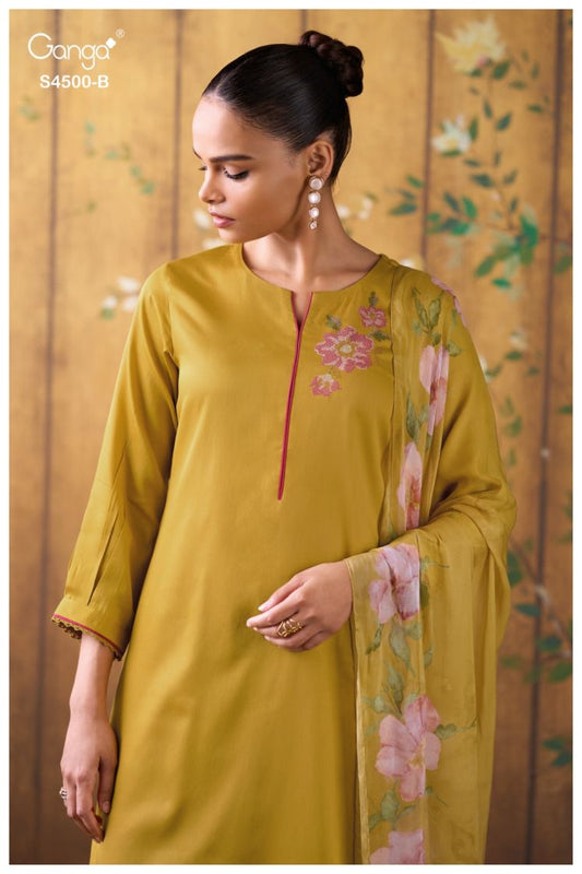 BUY GANGA SUITS GANGA NEYLIN S4500 BACK VIEW