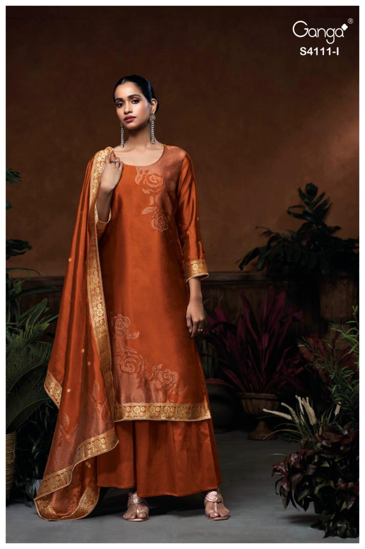 BUY GANGA SUITS WITH PRICE GANGA NIRAYA S4111 LATEST DESIGN IMAGE