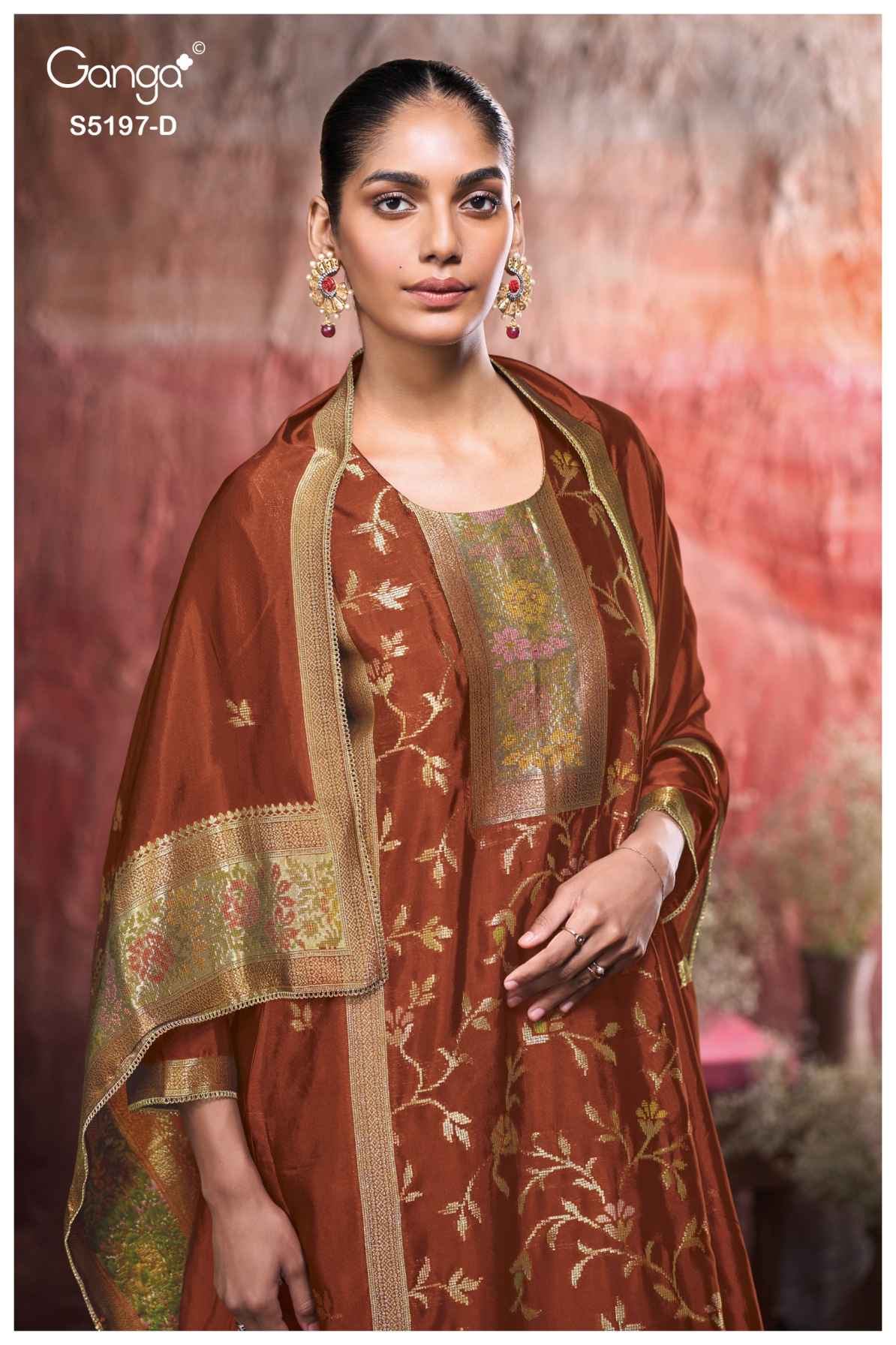 BUY GANGA SUITS GANGA NISHTHA S5197 PREMIUM SUIT