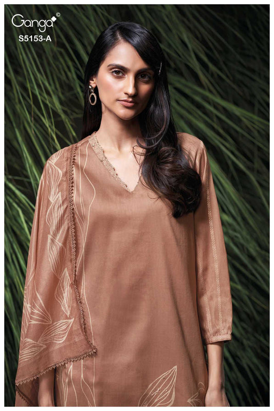 BUY GANGA SUITS GANGA NIVYA S5153 BACK VIEW