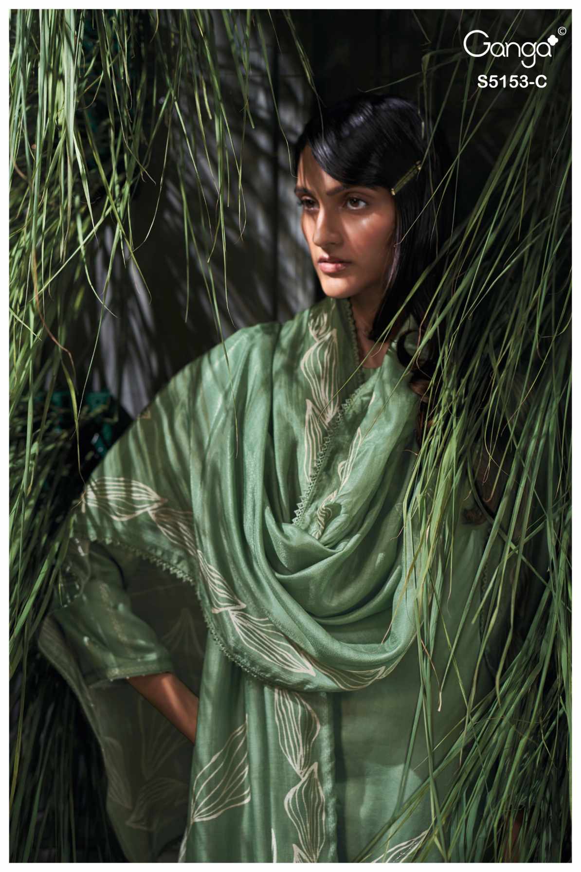 BUY GANGA SUITS GANGA NIVYA S5153 TOP DESIGN