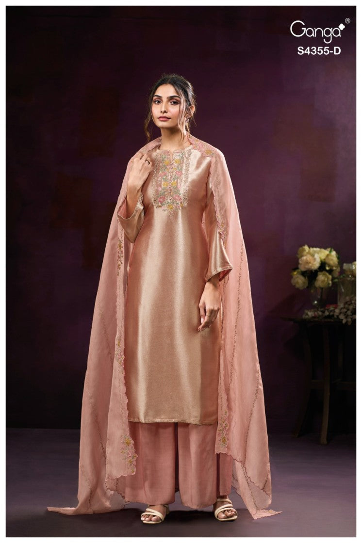 BUY GANGA SUITS GANGA OLESHA S4355 PREMIUM SUIT