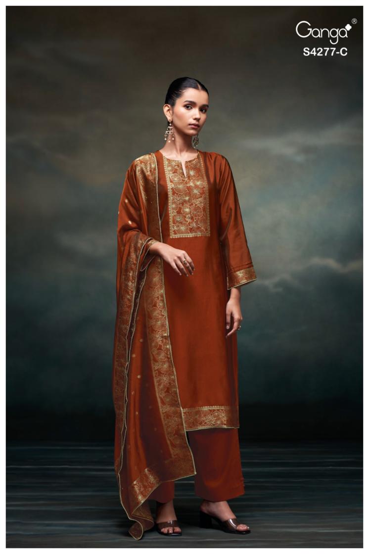 Ganga Orielle S4277 pure fabric suit for women online