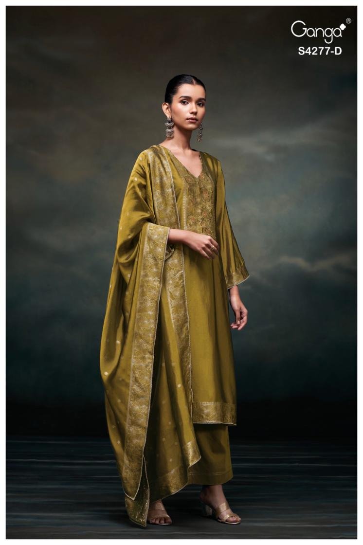 Dupatta of Ganga Orielle S4277 premium ethnic suit