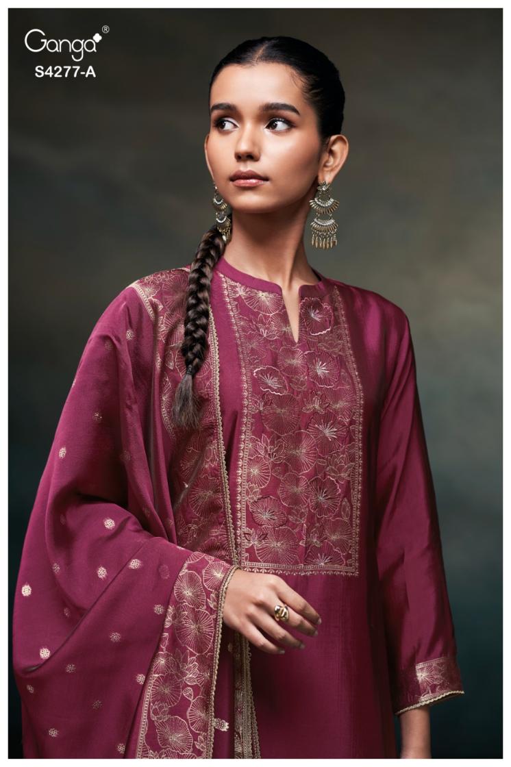 Ganga Fashions Orielle S4277 suit top with woven detailing